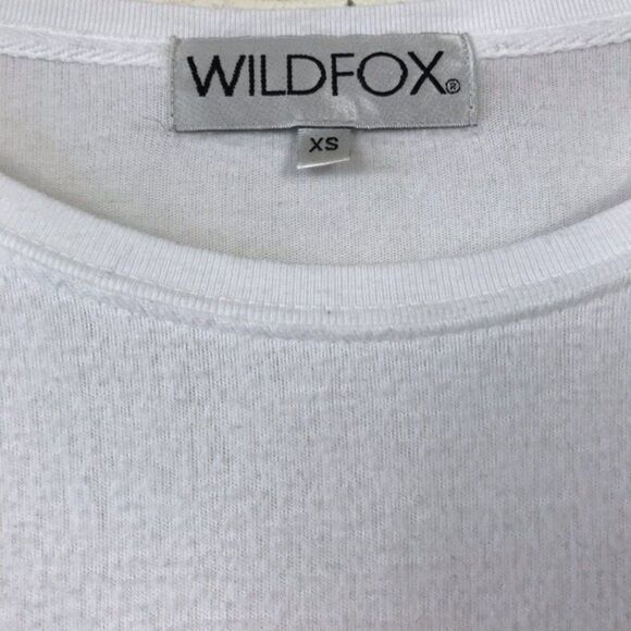 Wildfox ice cream cone roll sleeve sweatshirt sweater top XS kawaii graphic cozy - Picture 9 of 12